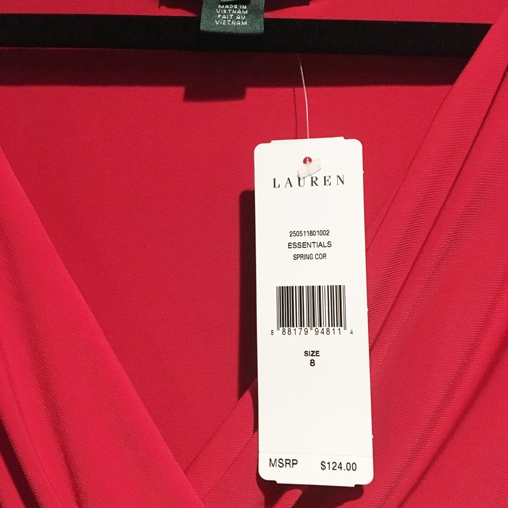 FAUX WRAP JERSEY DRESS-BY RALPH LAUREN - Picture 5 of 5